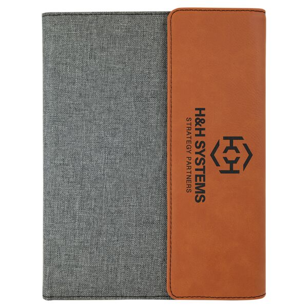 7" x 9" Leatherette Portfolio with Notepad Thumbnail