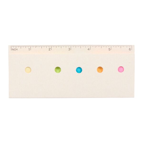 Recycled Milk Carton Sticky Notes & Ruler Pad Thumbnail